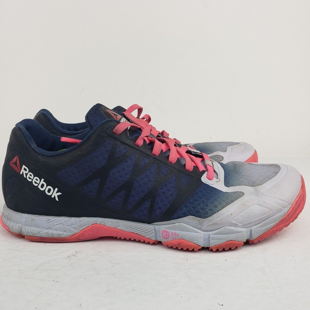 Reebok Crossfit Speed TR Womens Training Shoes Blue-Dove-Pink Sz 6.5 - Picture 7 of 13